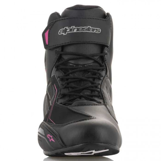 Alpinestars Stella Ladies Faster-3 Dual Sport Shoe Black Dark Grey Fuchsia £170.99 Ladies Motorcycle Touring Boots - SKU 254091911395 from RaceLeathers Motorcycle Clothing