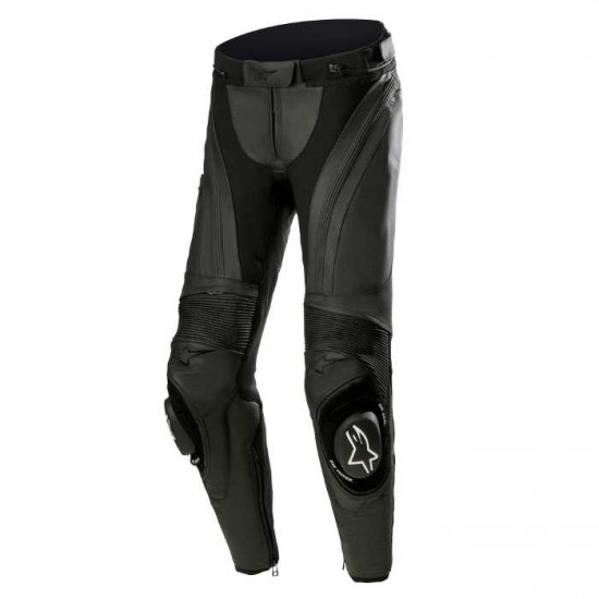 Alpinestars Stella Ladies Missile V3 Leather Pants Black Ladies Motorcycle Trousers - SKU 3130522110038