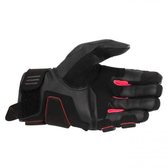 Alpinestars Stella Ladies Phenom Leather Gloves Black Diva Pink Ladies Motorcycle Gloves - SKU 35917231839L