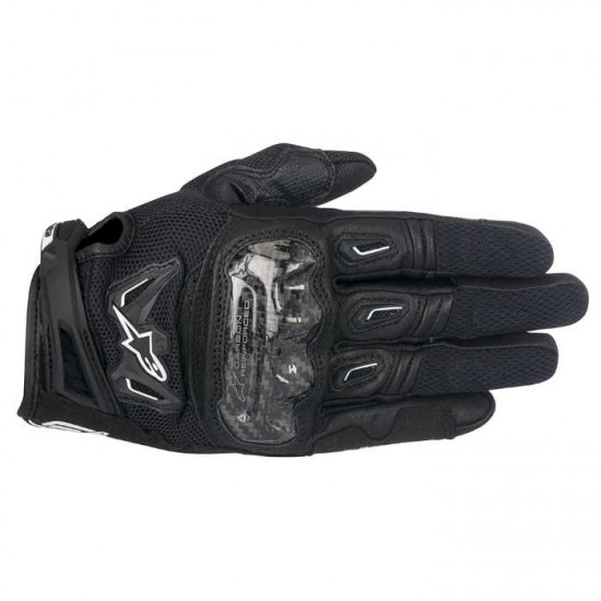 Alpinestars Stella Ladies SMX 2 Air Carbon V2 Glove Black Ladies Motorcycle Gloves - SKU 351771710L