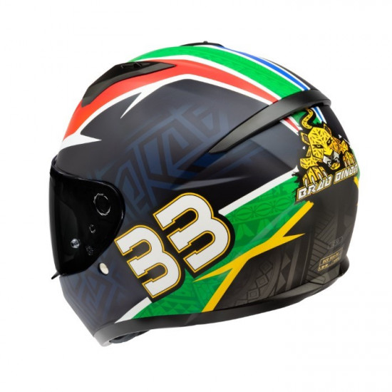 HJC C10 Brad Binder Red White Blue £119.99 Full Face Helmets - SKU C10BBXS from RaceLeathers Motorcycle Clothing
