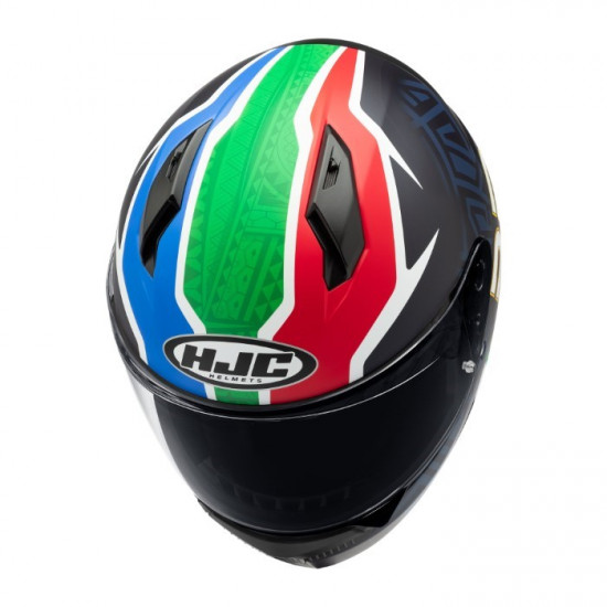 HJC C10 Brad Binder Red White Blue £119.99 Full Face Helmets - SKU C10BBXS from RaceLeathers Motorcycle Clothing