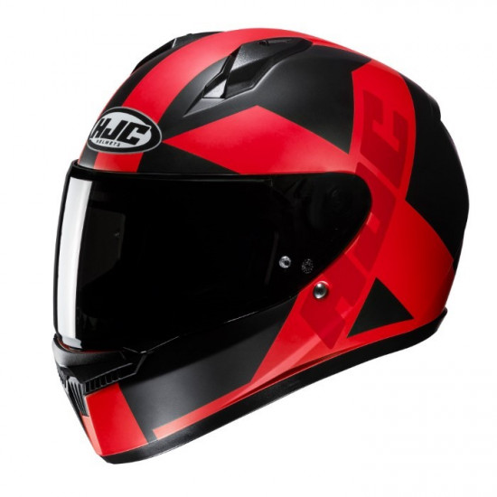 HJC C10 Tez Red Full Face Helmets - SKU C10TRXS