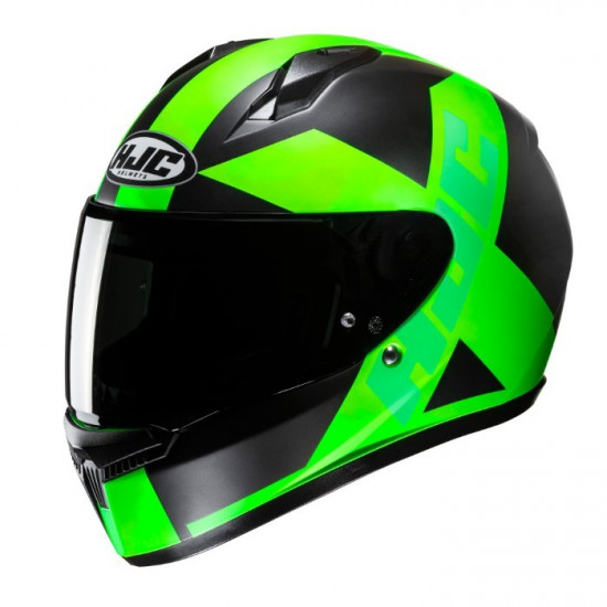 HJC C10 Tez Green £99.99 Full Face Helmets - SKU C10TGXS from RaceLeathers Motorcycle Clothing