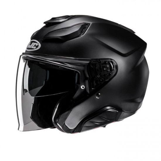 HJC F31 Matt Black £189.99 Open Face Helmets - SKU F31MBXS from RaceLeathers Motorcycle Clothing