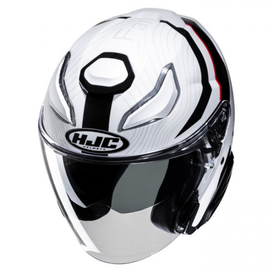 HJC F31 Naby Red £229.99 Open Face Helmets - SKU F31NRXS from RaceLeathers Motorcycle Clothing