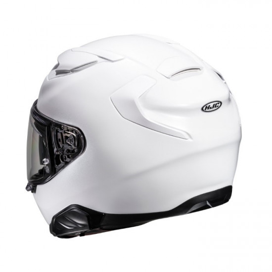 HJC F71 Pearl White £269.99 Full Face Helmets - SKU F71WXS from RaceLeathers Motorcycle Clothing