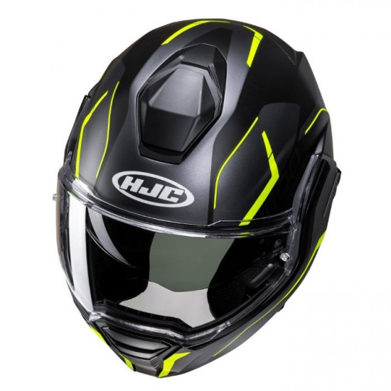 HJC I100 Lorix Yellow £279.99 Flip Front Motorcycle Helmets - SKU I100LGXS from RaceLeathers Motorcycle Clothing