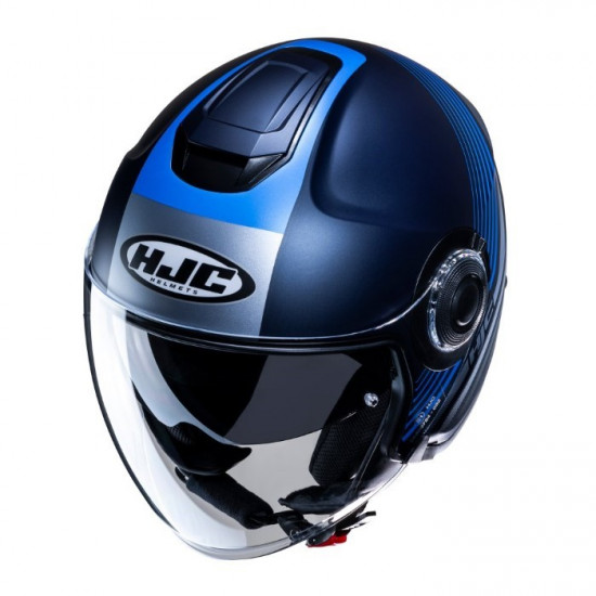 HJC I40N Dova Blue £129.99 Open Face Helmets - SKU I40NDUXS from RaceLeathers Motorcycle Clothing