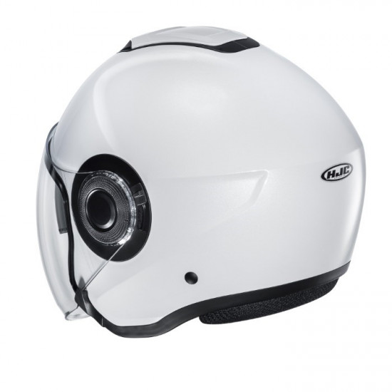 HJC I40N Pearl White £99.99 Open Face Helmets - SKU I40NWXS from RaceLeathers Motorcycle Clothing