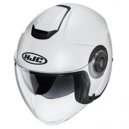 HJC I40N Pearl White £99.99 Open Face Helmets - SKU I40NWXS from RaceLeathers Motorcycle Clothing