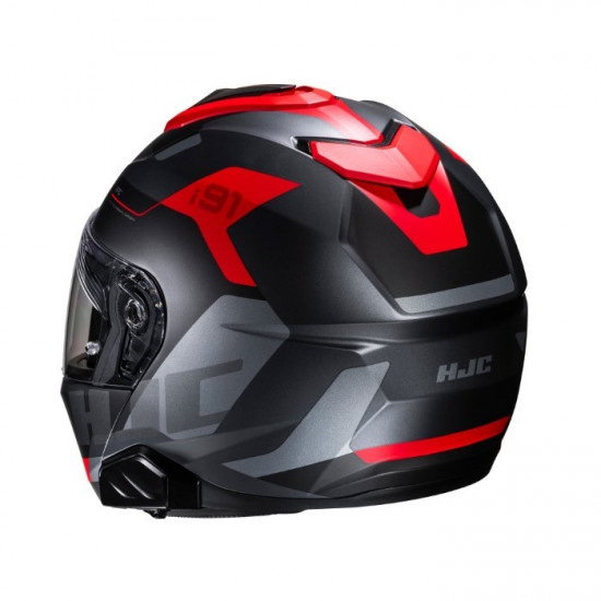 HJC I91 Carst Red Flip Front Motorcycle Helmets - SKU I91CRXS