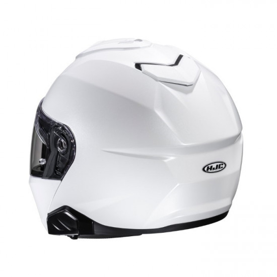 HJC I91 Pearl White £199.99 Flip Front Motorcycle Helmets - SKU I91WXS from RaceLeathers Motorcycle Clothing