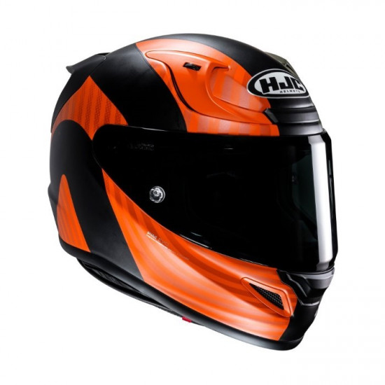 HJC RPHA 12 Ottin Orange Black Full Face Helmets - SKU RP12OOXS