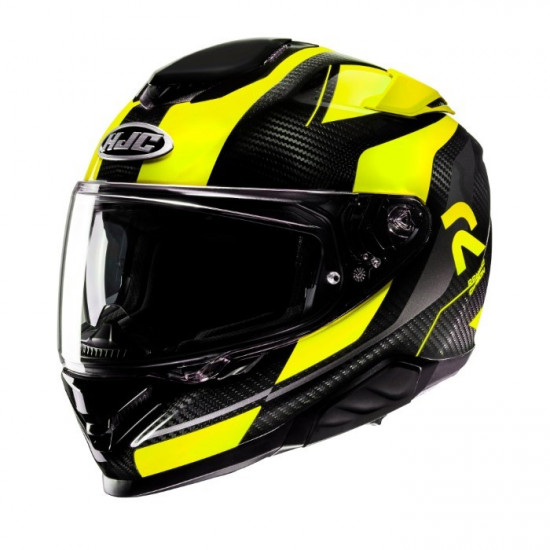 HJC RPHA 71 Hamil Carbon Fluo Yellow Full Face Helmets - SKU R71HYXS