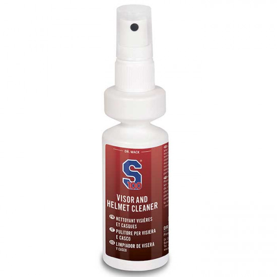 S100 Visor & Helmet Cleaner 100ml Inc Microfibre Towel £13.99 Rider Accessories - SKU DW3406 from RaceLeathers Motorcycle Clothing