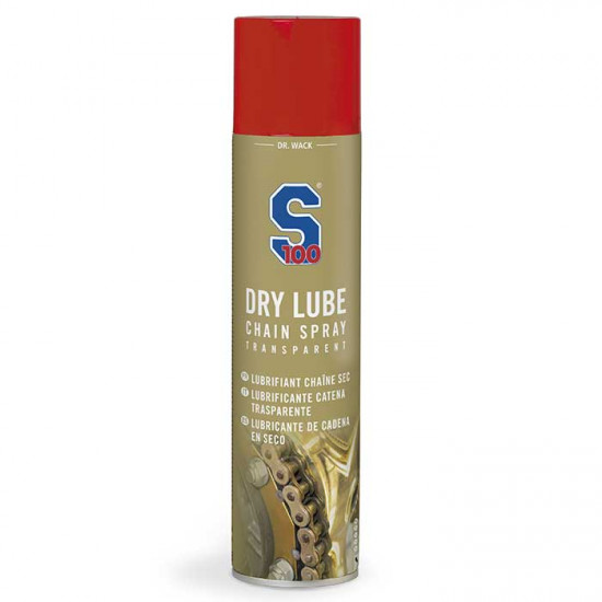 S100 Dry Lube Chain Spray 400ml £19.99 Road Bike Accessories - SKU DW3455 from RaceLeathers Motorcycle Clothing