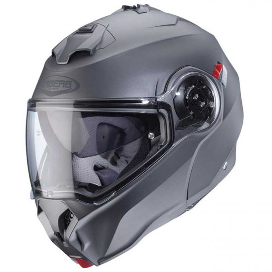 Caberg Duke Evo Matt Gun Flip Front Motorcycle Helmets - SKU 0825758
