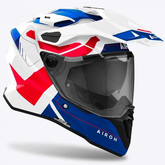 Airoh Commander 2 Reveal Blue Red Full Face Helmets - SKU ARH195S
