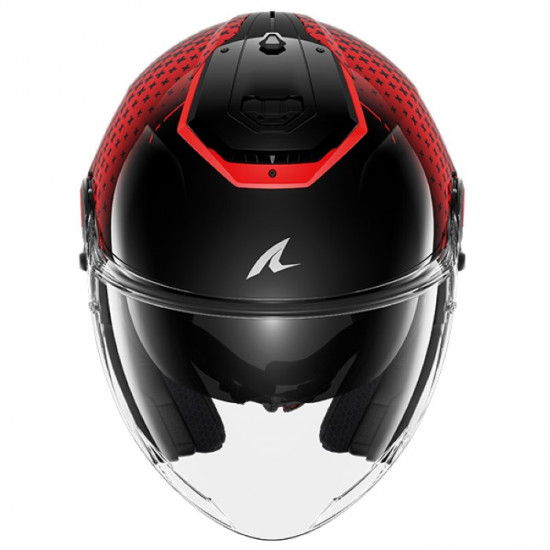 Shark RS Jet Stride Black Red Anthracite Open Face Helmets - SKU 235/HE8260E/KRA1