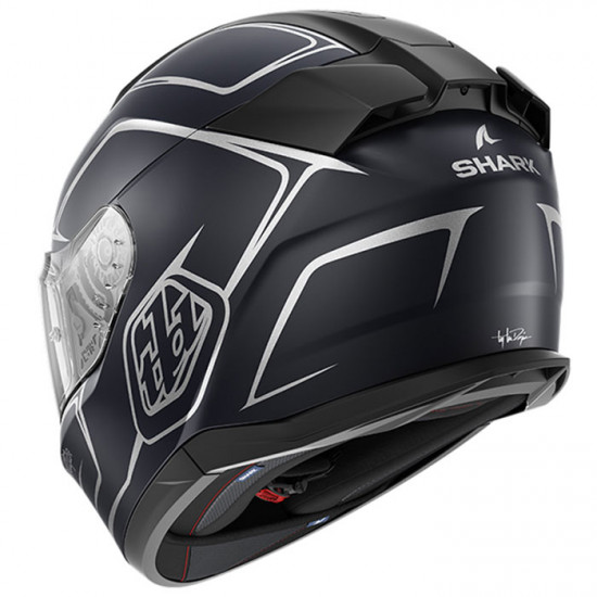 Shark D-Skwal 3  Drone Matt Black Silver £237.49 Full Face Helmets - SKU 210/HE0930E/BSB1 from RaceLeathers Motorcycle Clothing