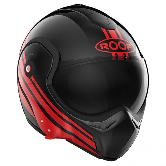 Roof RO9 Boxxer Sting Black Red £349.00 Flip Front Motorcycle Helmets - SKU HRO1273254 from RaceLeathers Motorcycle Clothing