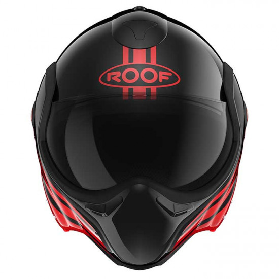 Roof RO9 Boxxer Sting Black Red £349.00 Flip Front Motorcycle Helmets - SKU HRO1273254 from RaceLeathers Motorcycle Clothing