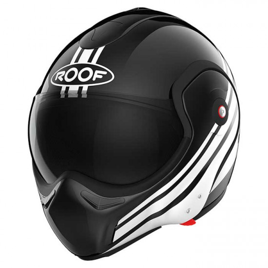 Roof RO9 Boxxer Sting Black White £349.00 Flip Front Motorcycle Helmets - SKU HRO1273354 from RaceLeathers Motorcycle Clothing