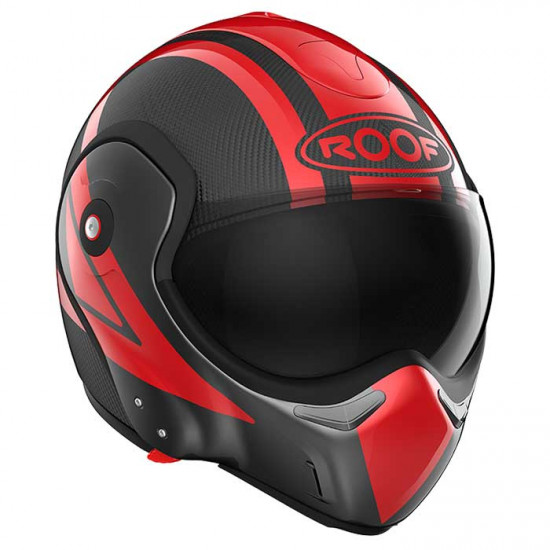 Roof RO9 Boxxer Carbon Dart Red £439.00 Flip Front Motorcycle Helmets - SKU HRO1277054 from RaceLeathers Motorcycle Clothing