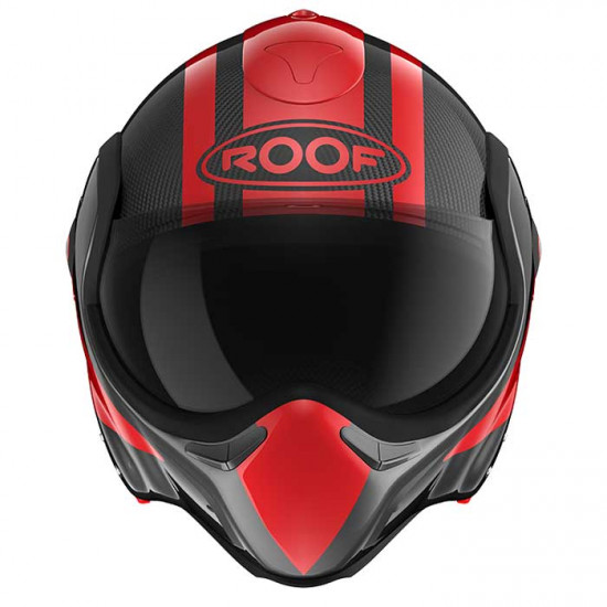 Roof RO9 Boxxer Carbon Dart Red £439.00 Flip Front Motorcycle Helmets - SKU HRO1277054 from RaceLeathers Motorcycle Clothing