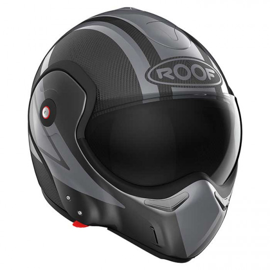 Roof RO9 Boxxer Carbon Dart Dark Silver £439.00 Flip Front Motorcycle Helmets - SKU HRO1277154 from RaceLeathers Motorcycle Clothing