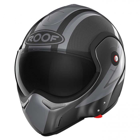 Roof RO9 Boxxer Carbon Dart Dark Silver £439.00 Flip Front Motorcycle Helmets - SKU HRO1277154 from RaceLeathers Motorcycle Clothing