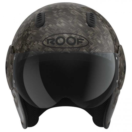 Roof RO15 Bamboo Black Glossy £259.99 Open Face Helmets - SKU HRO60102354 from RaceLeathers Motorcycle Clothing