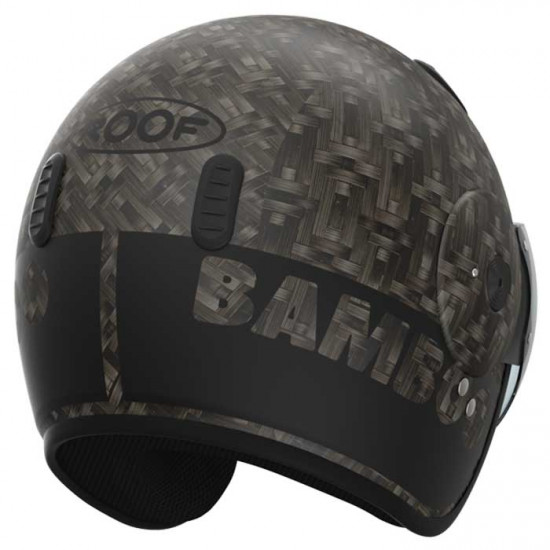 Roof RO15 Bamboo Black Mat £259.99 Open Face Helmets - SKU HRO60102454 from RaceLeathers Motorcycle Clothing