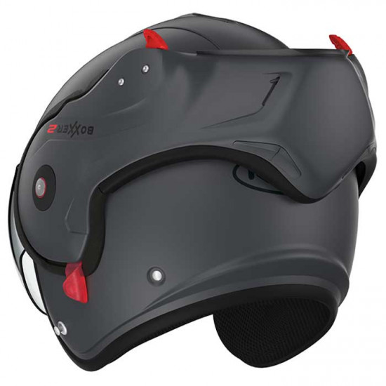 Roof RO9 Boxxer 2 Matt Graphite £359.00 Flip Front Motorcycle Helmets - SKU HRO60200754 from RaceLeathers Motorcycle Clothing