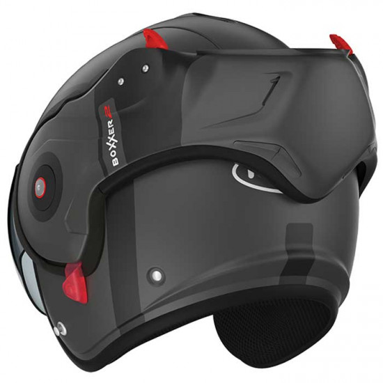 Roof RO9 Boxxer 2 Bond Matt Titan Black £389.00 Flip Front Motorcycle Helmets - SKU HRO60202354 from RaceLeathers Motorcycle Clothing