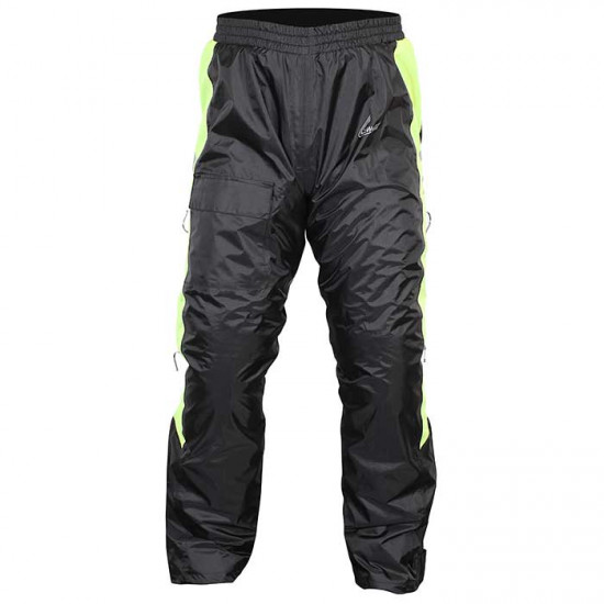 Weise Arica Waterproof Over Pants Black Neon £39.99 Waterproofs - SKU WPARI92XS from RaceLeathers Motorcycle Clothing
