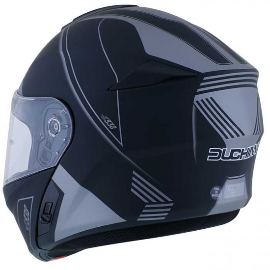 Duchinni D938 Black Gun £109.99 Flip Front Motorcycle Helmets - SKU DHD93883XS from RaceLeathers Motorcycle Clothing