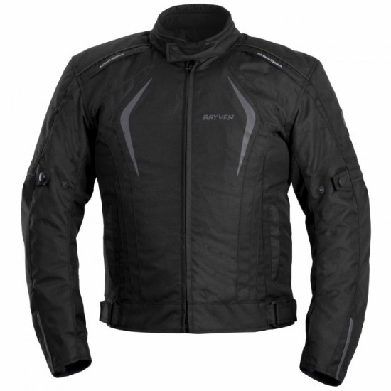 Rayven Zeus Waterproof Black Jacket £99.95 Mens Motorcycle Jackets - SKU RLMWZEU001 from RaceLeathers Motorcycle Clothing