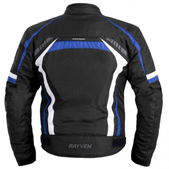 Rayven Zeus Waterproof Blue Black Jacket £99.95 Mens Motorcycle Jackets - SKU RLMWZEU023 from RaceLeathers Motorcycle Clothing