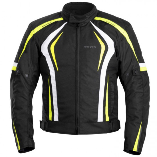 Rayven Zeus Waterproof Fluo Black Jacket £99.95 Mens Motorcycle Jackets - SKU RLMWZEU034 from RaceLeathers Motorcycle Clothing
