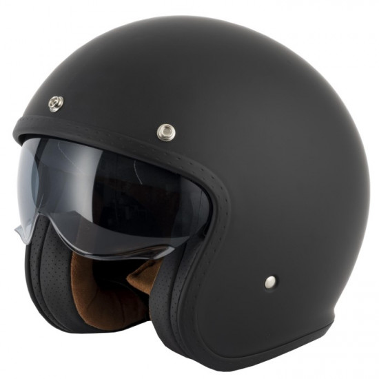 Vcan H589 Matt Black £69.95 Open Face Helmets - SKU RLMWFEN001 from RaceLeathers Motorcycle Clothing