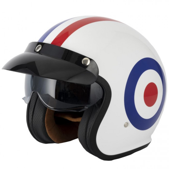 Vcan H589 Roundel £74.95 Open Face Helmets - SKU RLMWFEN016 from RaceLeathers Motorcycle Clothing