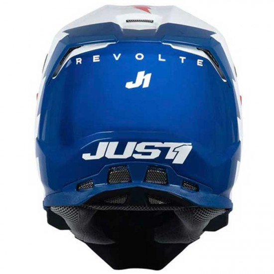 Just1 J22 Revolt Red Blue White £349.95 Off Road Helmets - SKU JUS204S from RaceLeathers Motorcycle Clothing