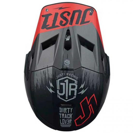Just1 J22 Flagman Red Titanium Black £349.95 Off Road Helmets - SKU JUS206S from RaceLeathers Motorcycle Clothing