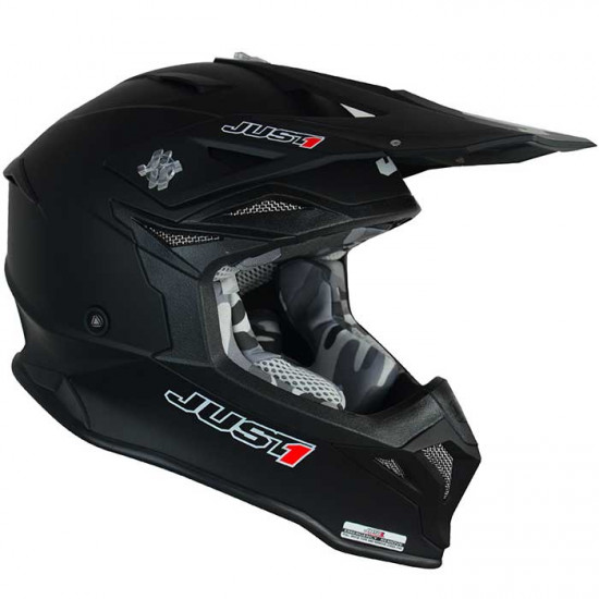 Just1 J39 Matt Black £89.95 Off Road Helmets - SKU JUS606S from RaceLeathers Motorcycle Clothing