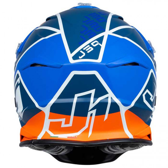 Just1 J39 Thruster Matt Blue Orange £99.95 Off Road Helmets - SKU JUS610S from RaceLeathers Motorcycle Clothing
