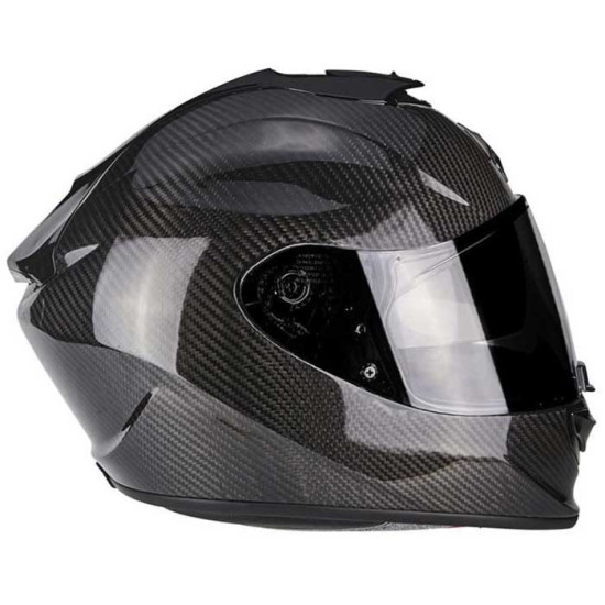 Scorpion Exo 1400 Evo II Carbon Black £349.95 Full Face Helmets - SKU 750140261031XS from RaceLeathers Motorcycle Clothing