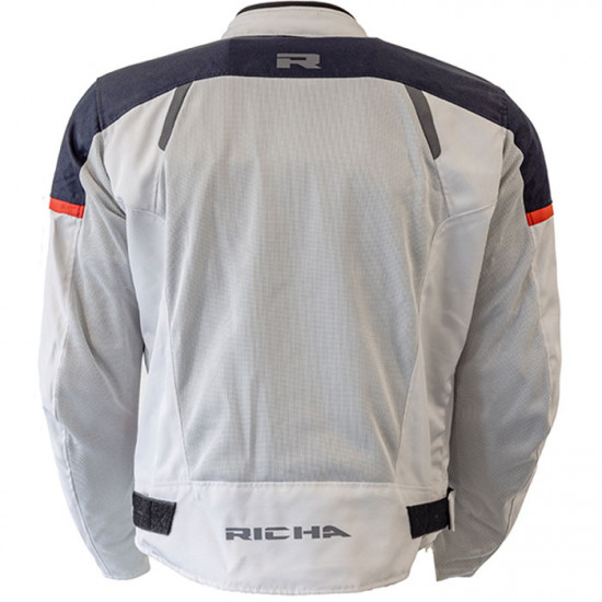 Richa Auyan Waterproof Jacket Grey Blue Red £139.99 Mens Motorcycle Jackets - SKU 082/2AUY/GBR/02 from RaceLeathers Motorcycle Clothing