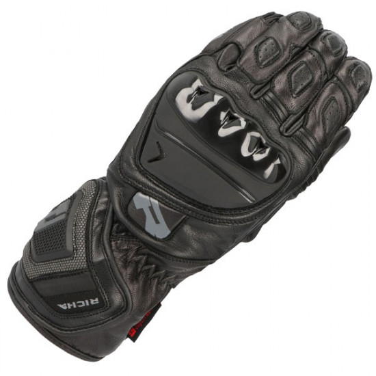 Richa Savage 3 Black Leather Gloves £64.43 Mens Motorcycle Gloves - SKU 081/5SAIII/BK/02 from RaceLeathers Motorcycle Clothing